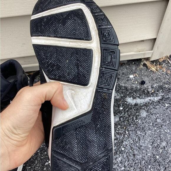 ~Nike Air Max Stutter Step 2 Basketball Shoes Size Y7 black w white - Picture 6 of 6